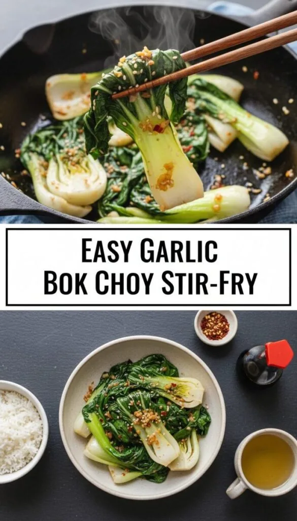 Easy Garlic Bok Choy Stir-Fry