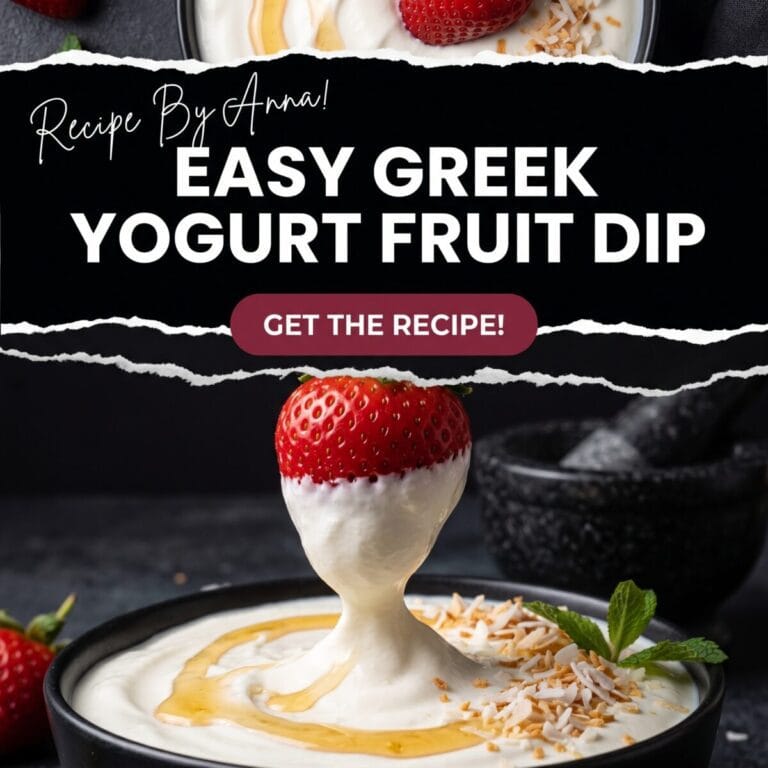 Easy Greek Yogurt Fruit Dip