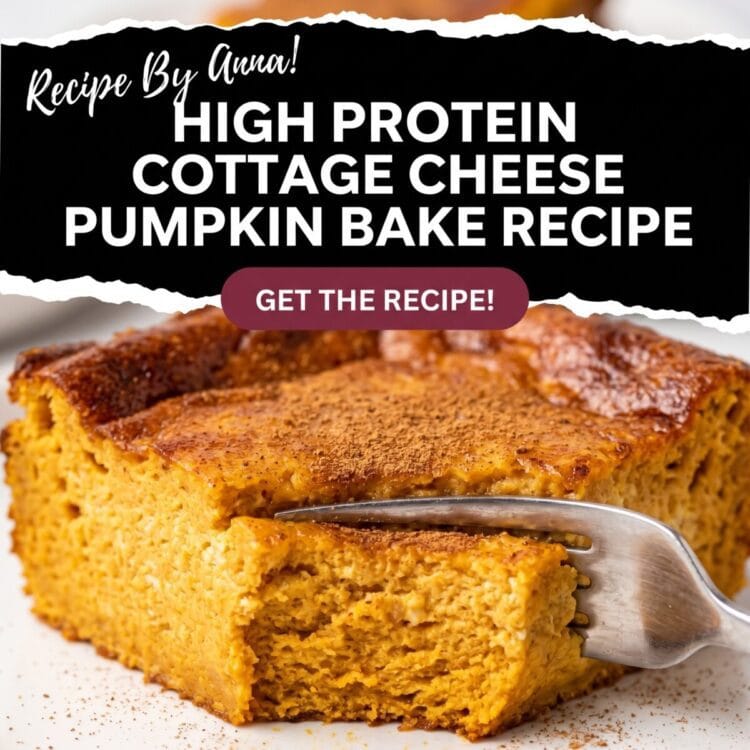 High Protein Cottage Cheese Pumpkin Bake Recipe