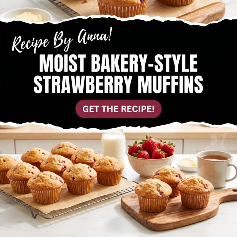 Moist Bakery-Style Strawberry Muffins | KitchenAG