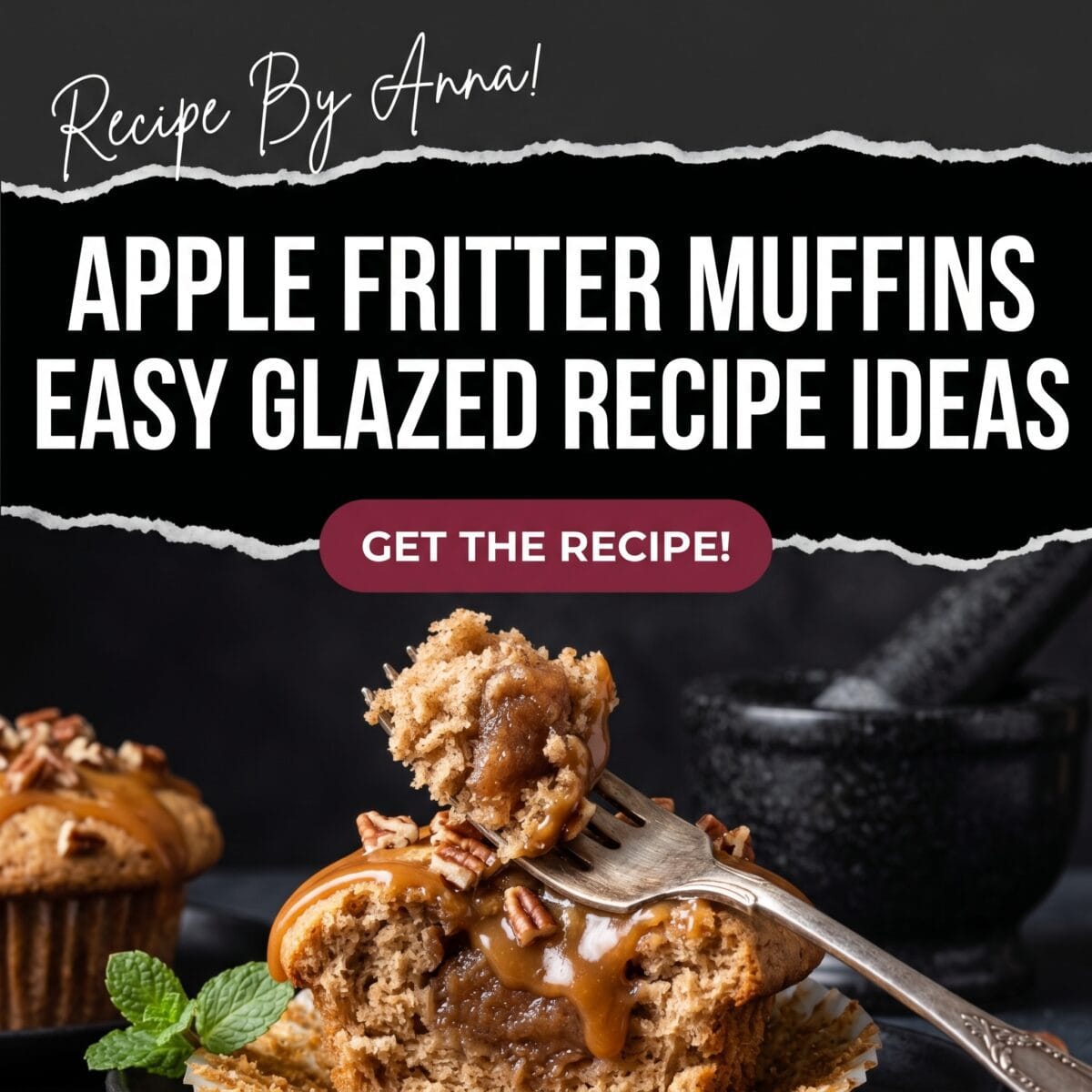 Apple Fritter Muffins Easy Glazed Recipe
