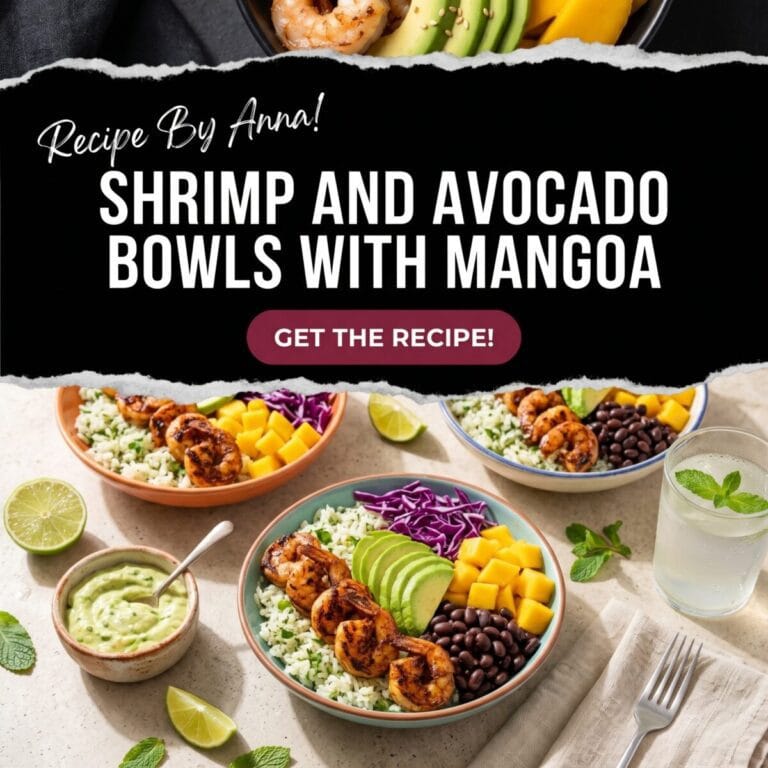Shrimp and Avocado Bowls with Mango