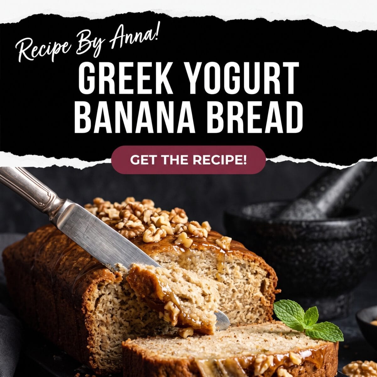 Greek Yogurt Banana Bread