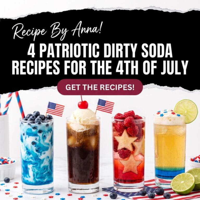 4 Patriotic Dirty Soda Recipes for the 4th of July