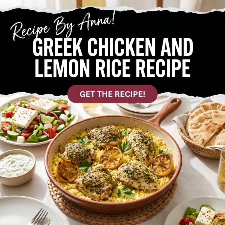 Greek Chicken and Lemon Rice Recipe