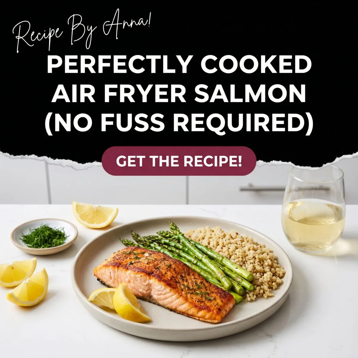 Perfectly Cooked Air Fryer Salmon