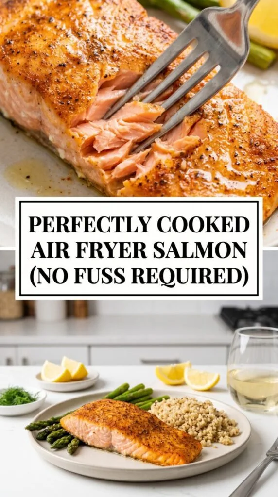 Perfectly Cooked Air Fryer Salmon