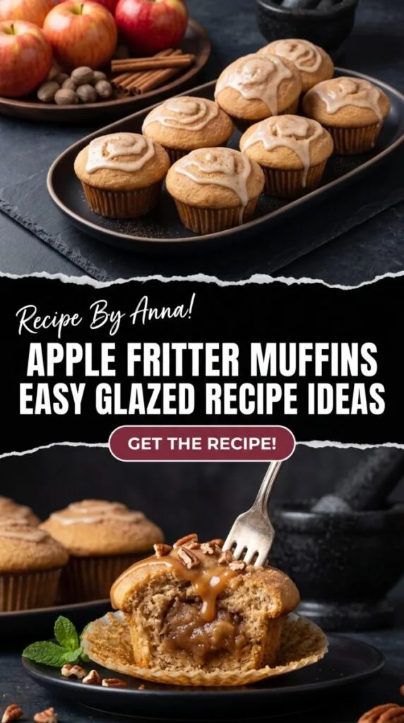 Apple Fritter Muffins Easy Glazed Recipe
