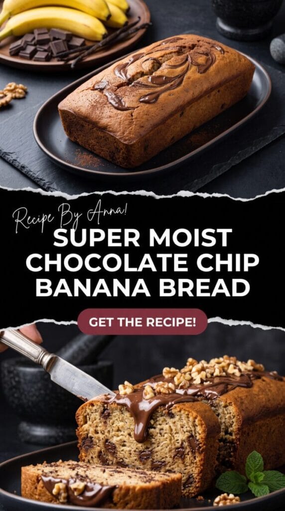 Super Moist Chocolate Chip Banana Bread