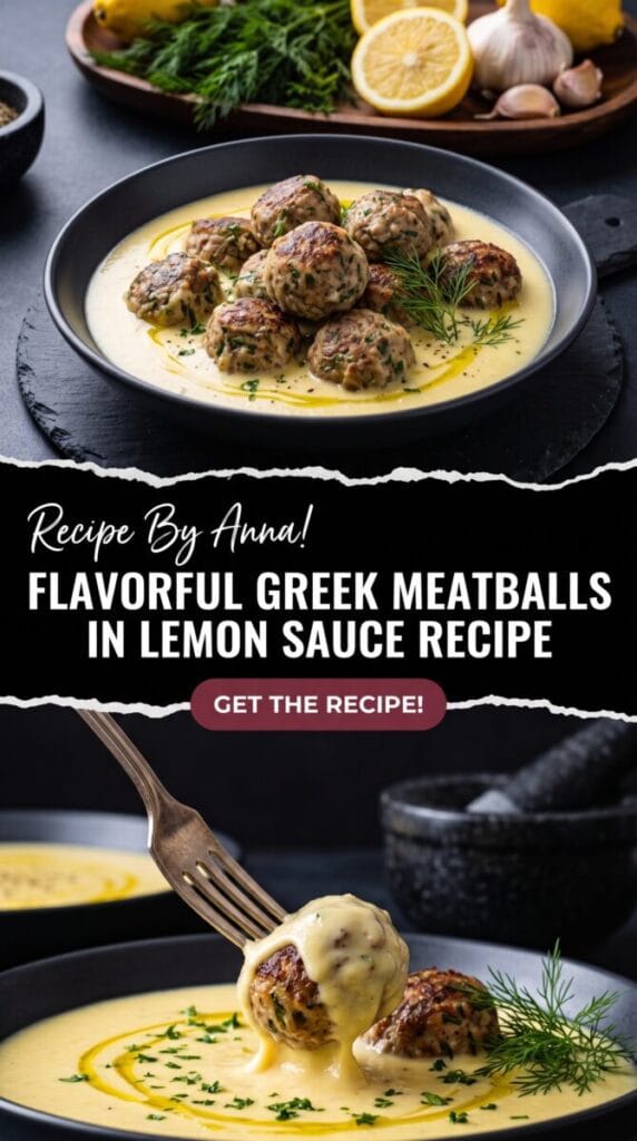 Flavorful Greek Meatballs in Lemon Sauce Recipe