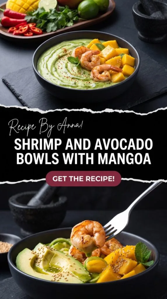 Shrimp and Avocado Bowls with Mango