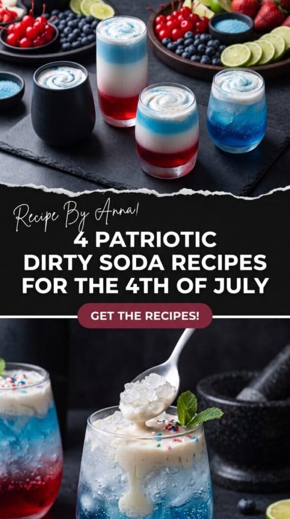 4 Patriotic Dirty Soda Recipes for the 4th of July