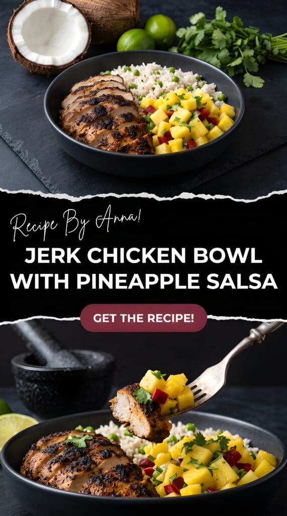 Jerk Chicken Bowl with Pineapple Salsa