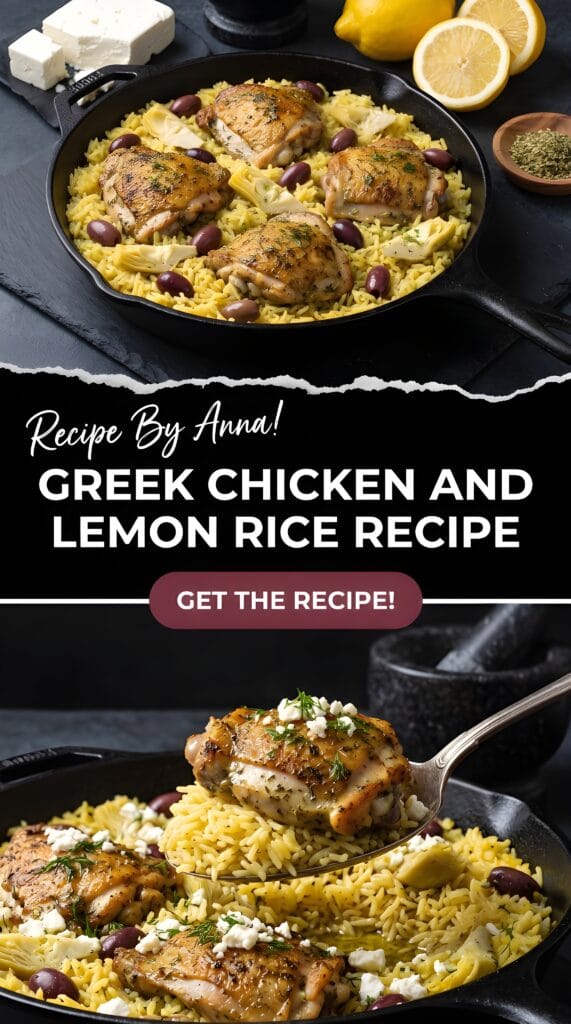Greek Chicken and Lemon Rice Recipe
