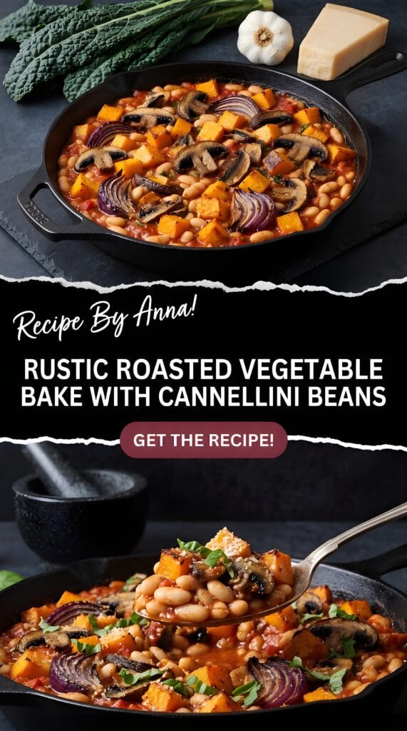 Rustic Roasted Vegetable Bake with Cannellini Beans