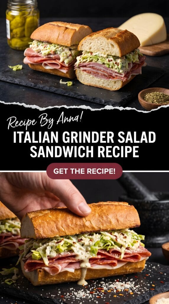 Italian Grinder Salad Sandwich Recipe