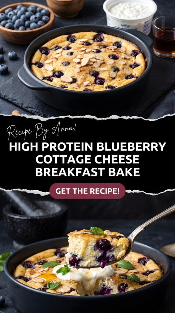 Blueberry Cottage Cheese Breakfast