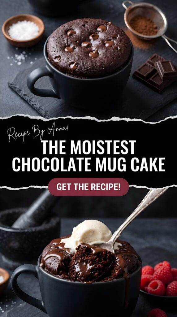 The Moistest Chocolate Mug Cake (Microwave Recipe)