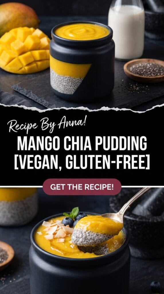 Mango Chia Pudding [Vegan, Gluten-Free]
