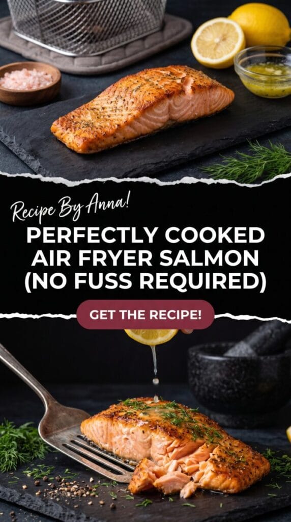 Perfectly Cooked Air Fryer Salmon