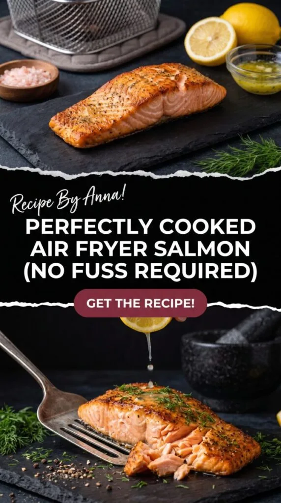 Perfectly Cooked Air Fryer Salmon