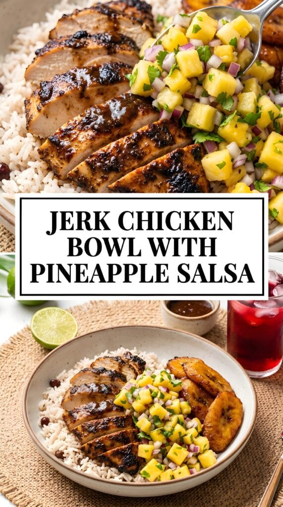 Jerk Chicken Bowl with Pineapple Salsa