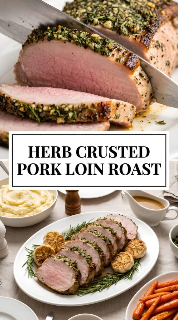 Herb Crusted Pork Loin Roast Recipe