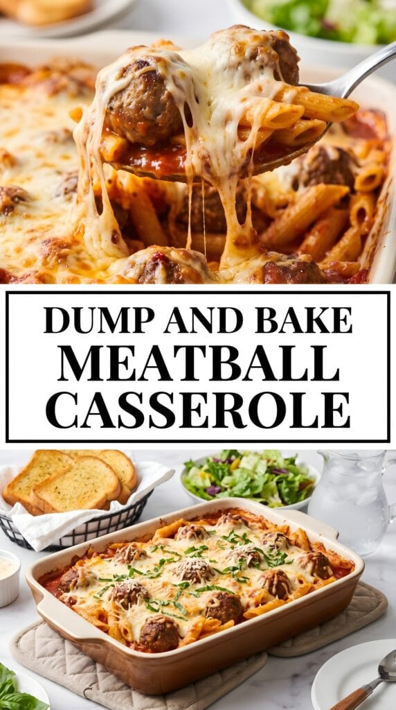 Dump and Bake Meatball Casserole