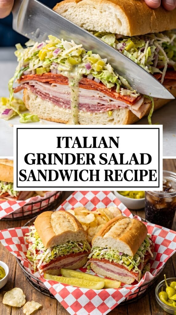 Italian Grinder Salad Sandwich Recipe