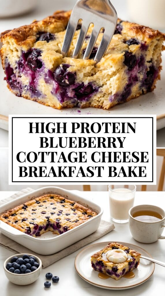 Blueberry Cottage Cheese Breakfast