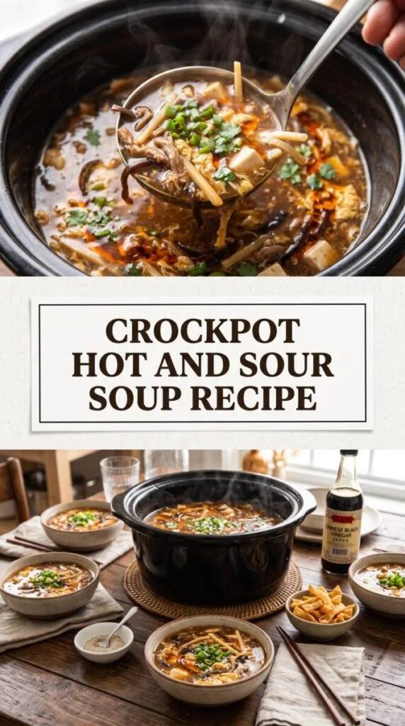 Crockpot Hot and Sour Soup Recipe