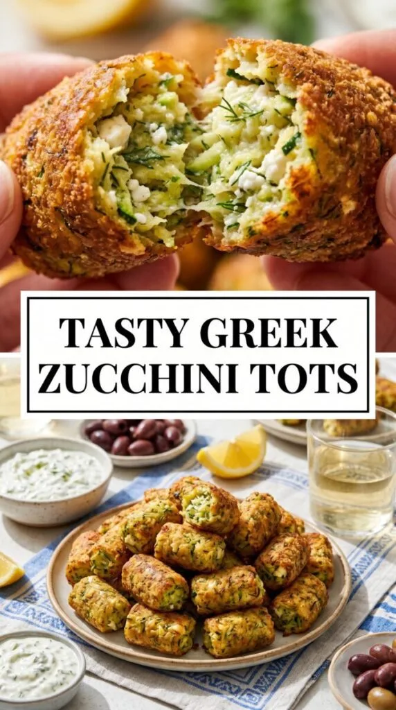Tasty Greek Zucchini Tots (Keto-Friendly & Oven-Crisped)