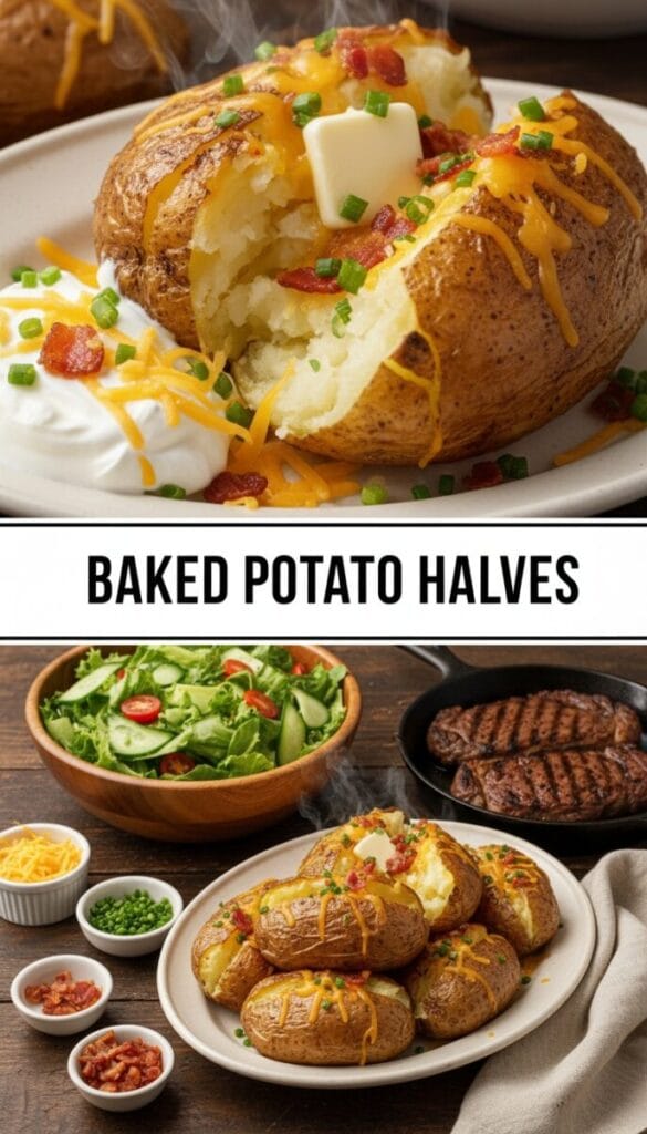 Baked Potato Halves