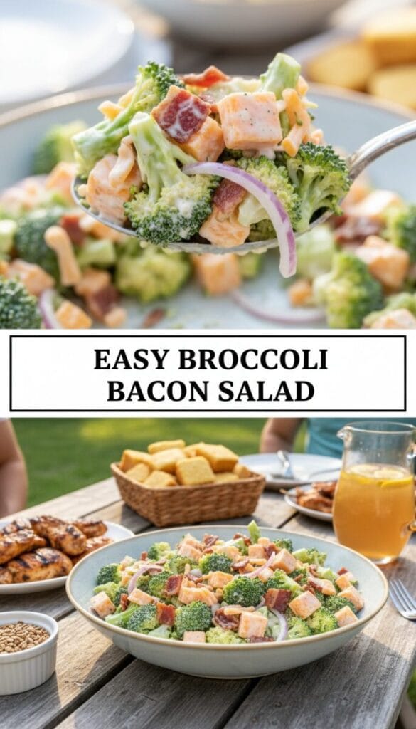 Easy Broccoli Bacon Salad