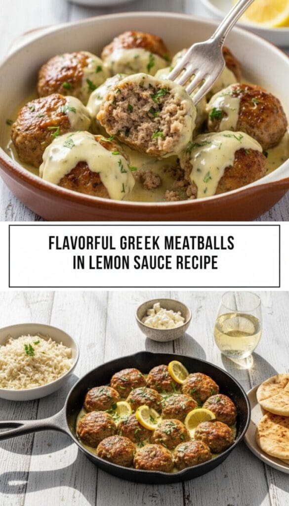 Flavorful Greek Meatballs in Lemon Sauce Recipe