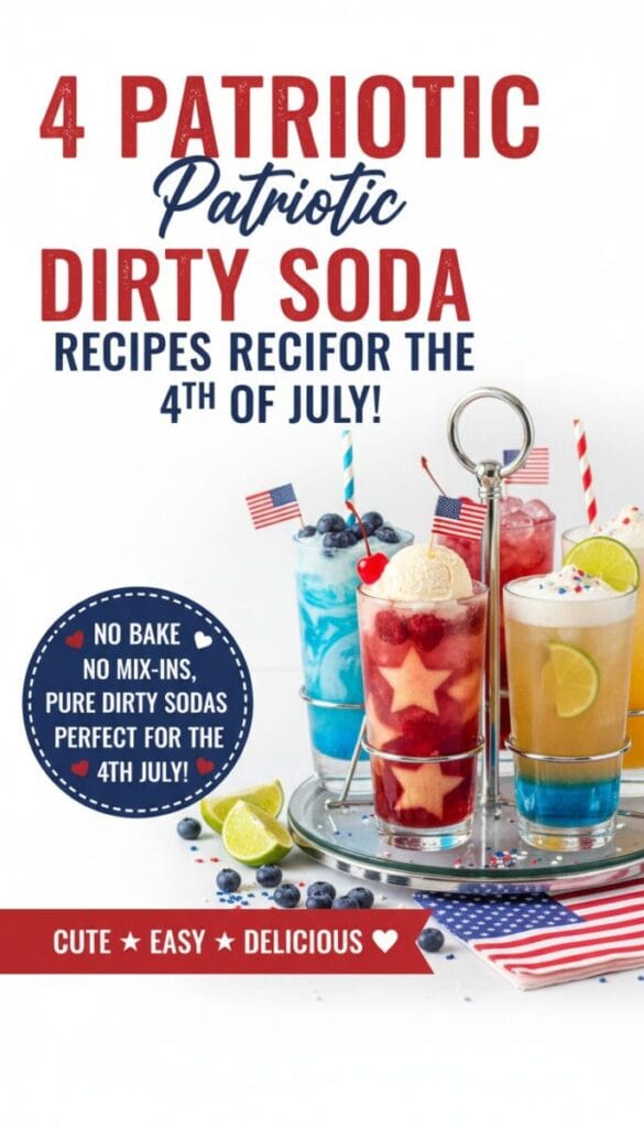 4 Patriotic Dirty Soda Recipes for the 4th of July