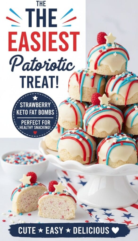 5 Red, White and Blue Keto Patriotic Desserts
