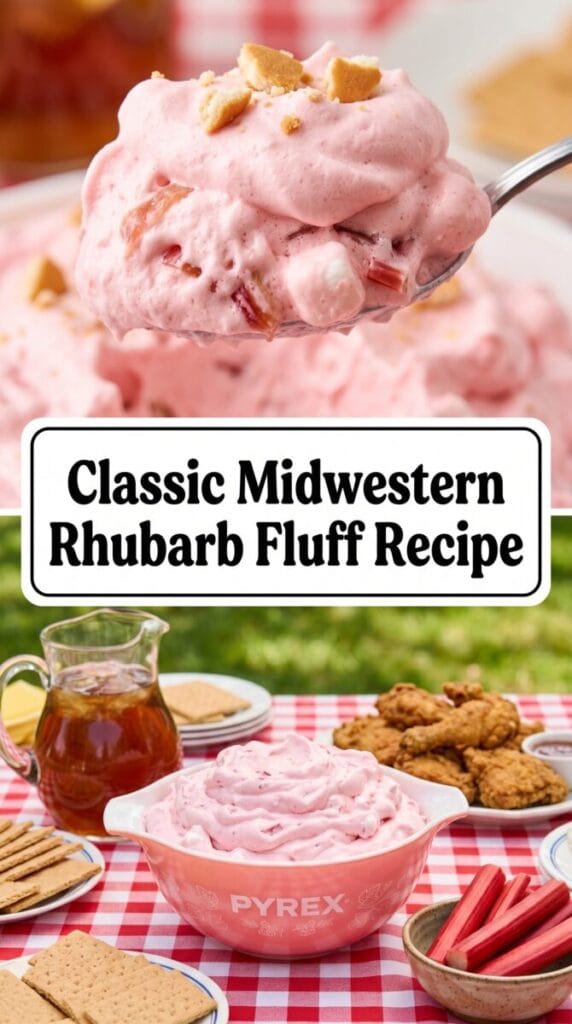 Classic Midwestern Rhubarb Fluff Recipe