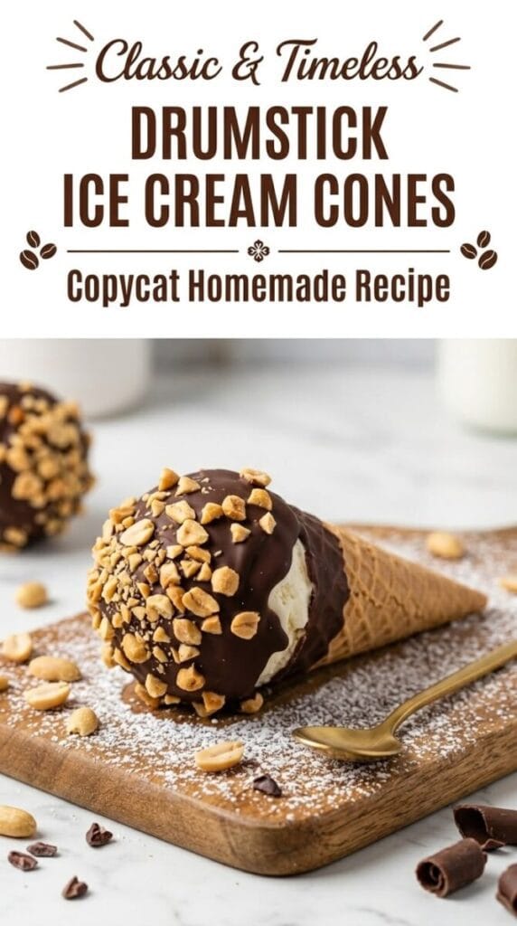Copycat Drumstick Ice Cream Cones