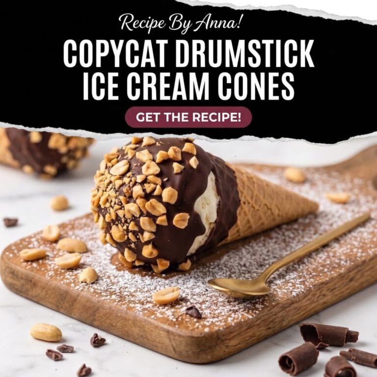 Copycat Drumstick Ice Cream Cones – Better Than the Original Copycat Drumstick Ice Cream Cones