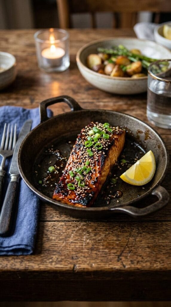 1 Pan Maple Glazed Salmon
