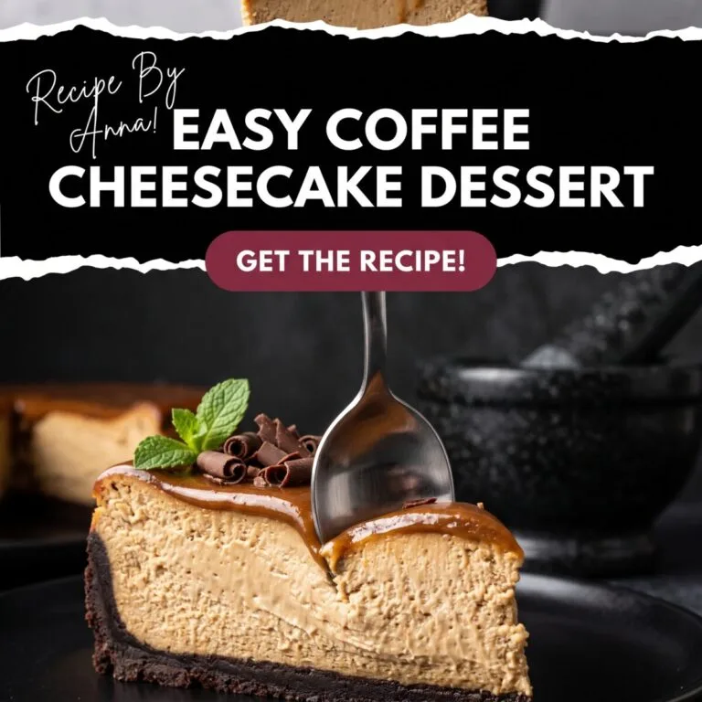 Easy Coffee Cheesecake Dessert Easy Coffee Cheesecake Dessert
