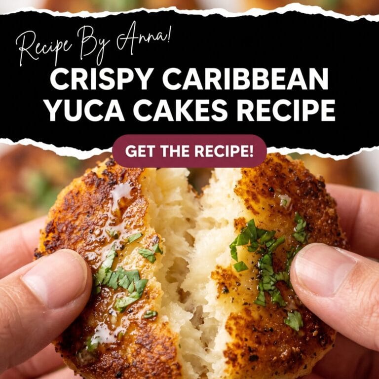 Crispy Caribbean Yuca Cakes with Garlic-Lime Mojo Sauce