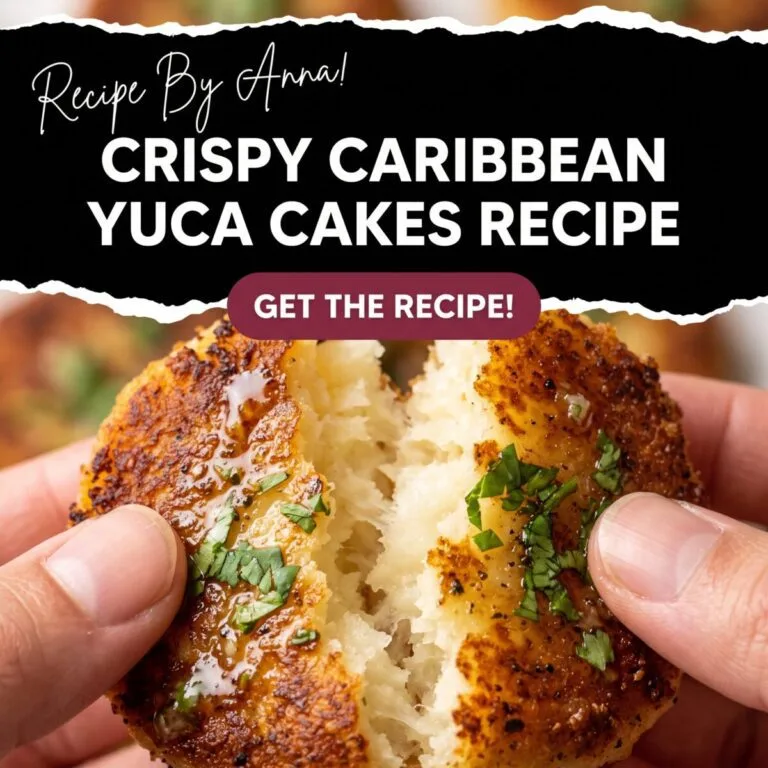 Crispy Caribbean Yuca Cakes with Garlic-Lime Mojo Sauce