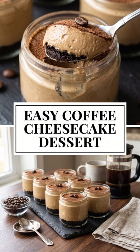 Easy Coffee Cheesecake Dessert
