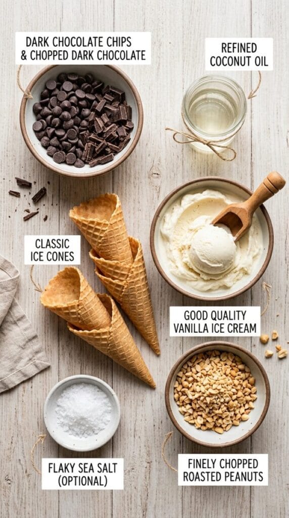 Copycat Drumstick Ice Cream Cones