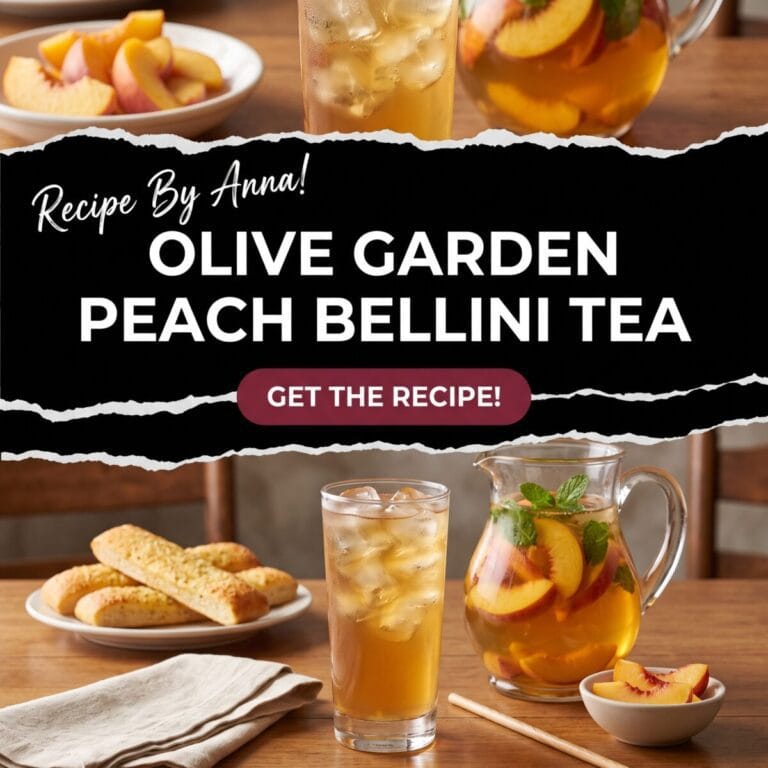 Olive Garden Peach Bellini Tea (Copycat Bellini Peach Raspberry Iced Tea) Olive Garden Peach Bellini Tea