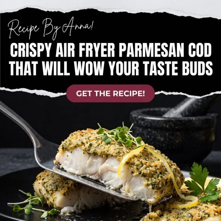 Crispy Air Fryer Parmesan Cod