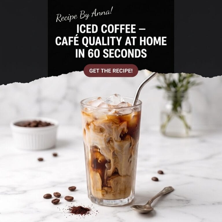 Instant Iced Coffee — Café Quality at Home in 60 Seconds