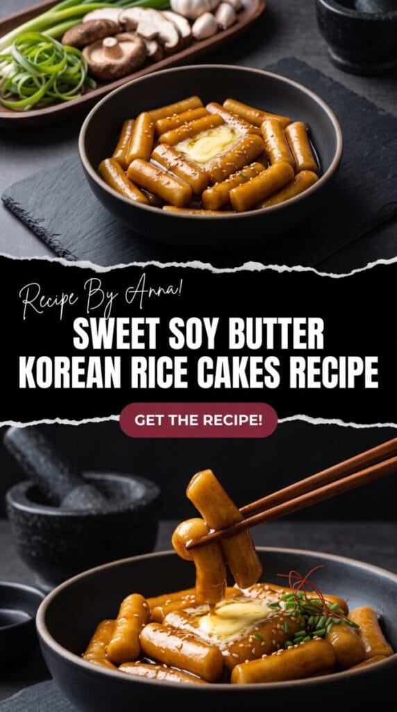 Sweet Soy Butter Korean Rice Cakes Recipe